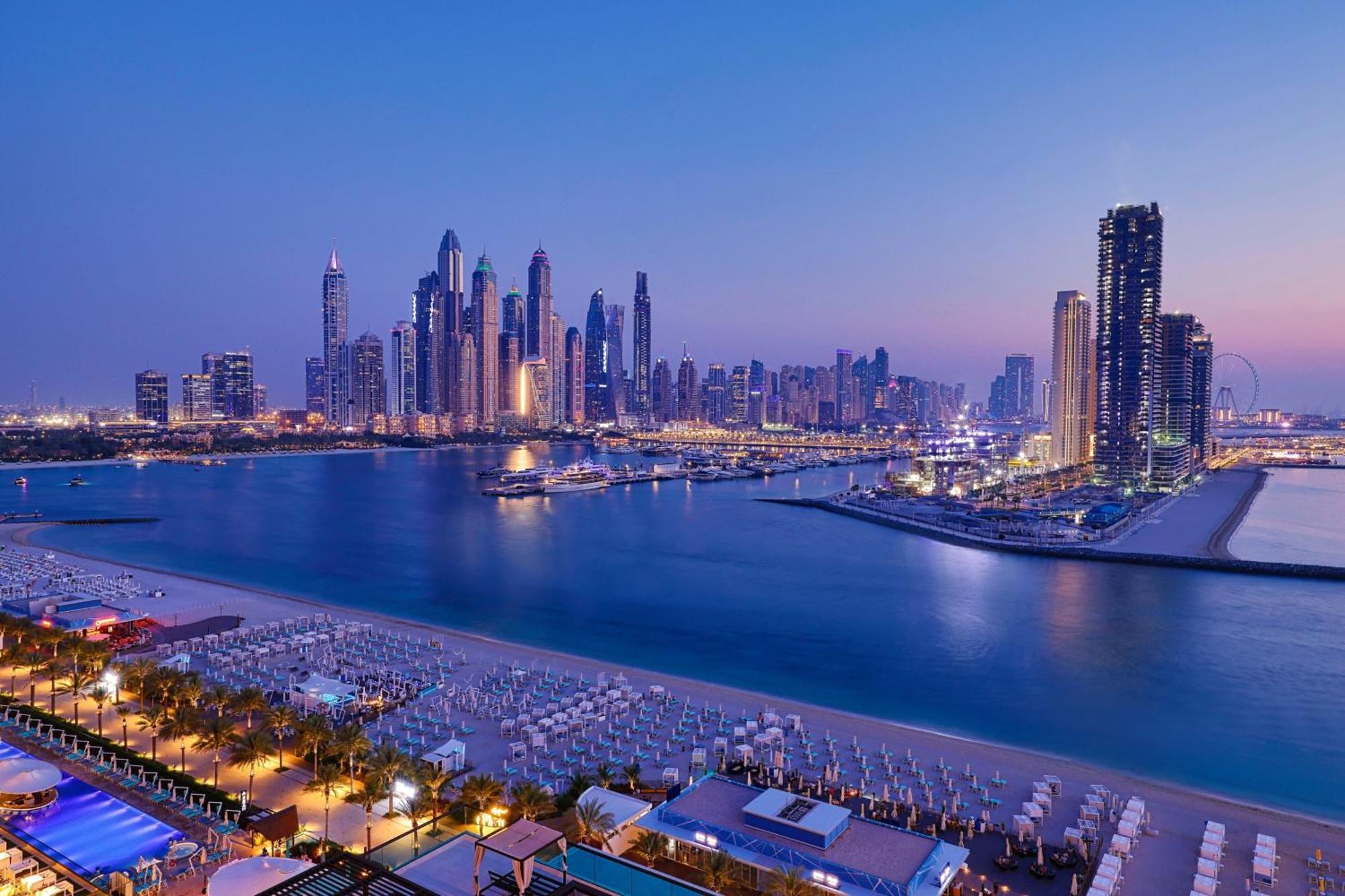 Marriott Resort Palm Jumeirah, Dubai Exterior foto Dubai Marina