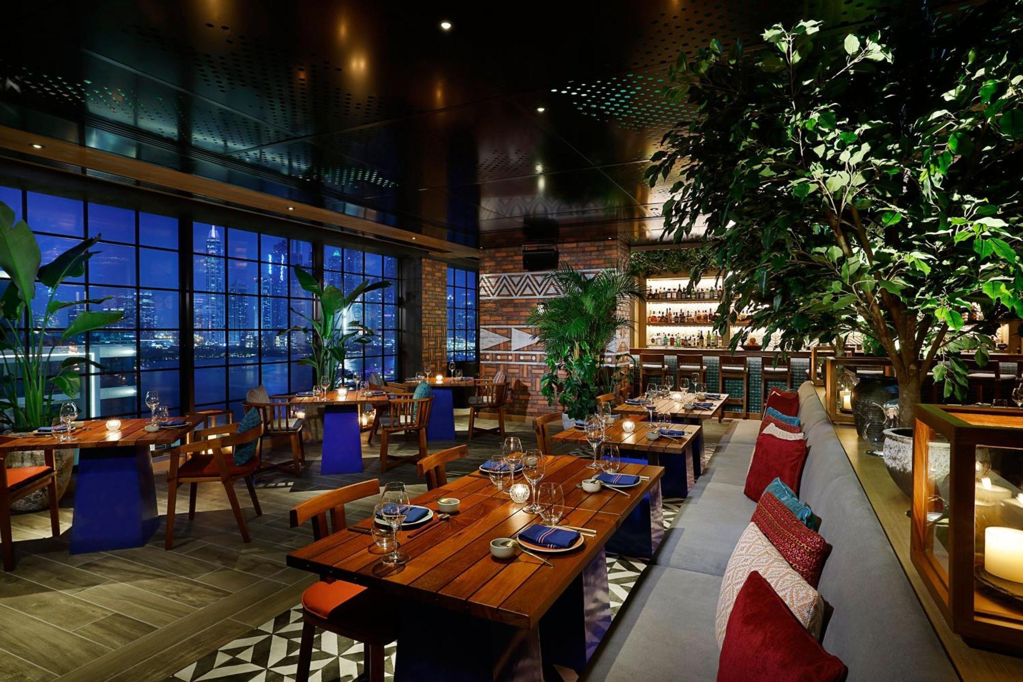 Marriott Resort Palm Jumeirah, Dubai Exterior foto The interior of the restaurant